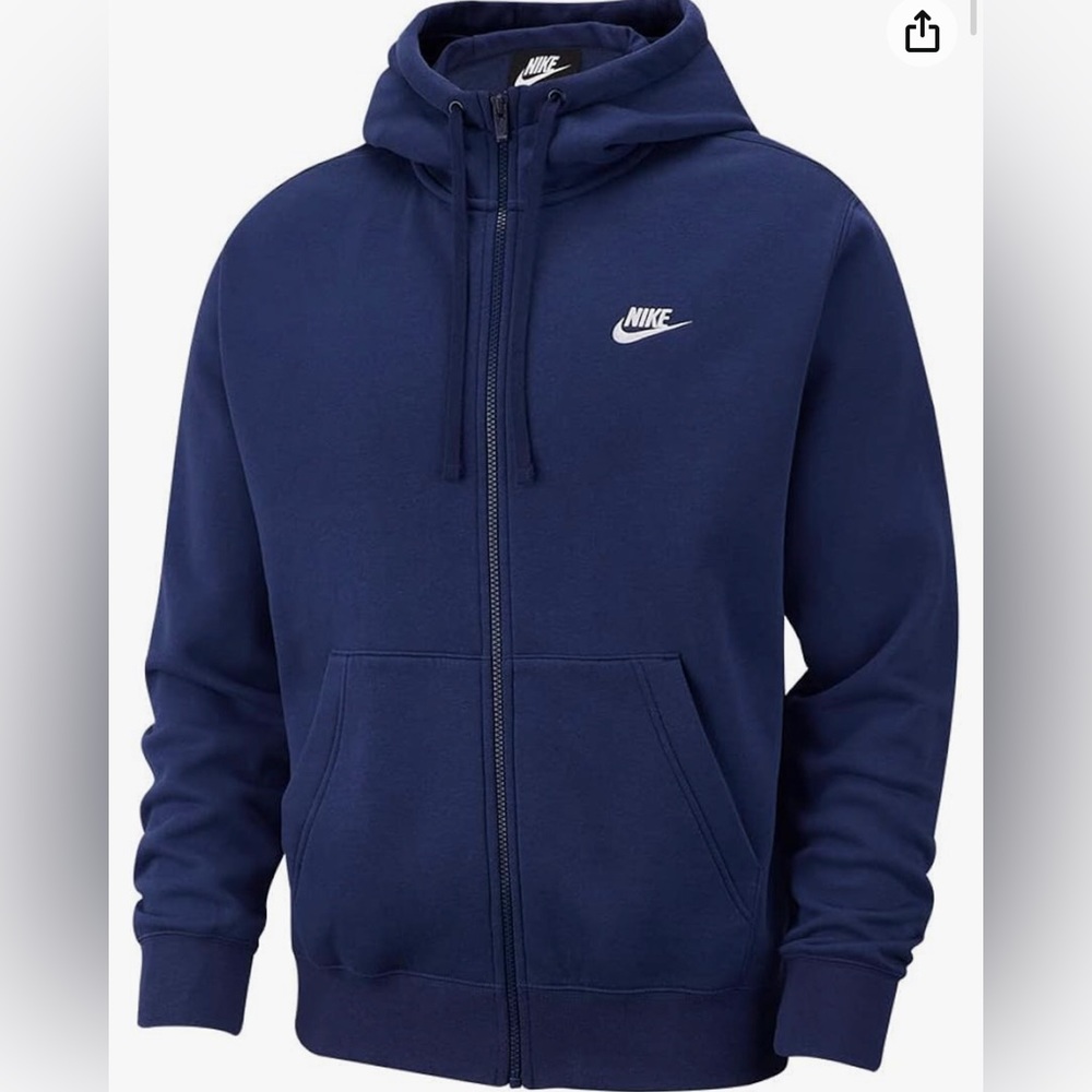 Nike Men's Sportswear Club Fleece Full Zip Hoodie-XLT